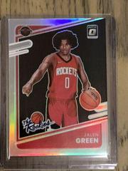 Jalen Green [Green] #2 Basketball Cards 2021 Panini Donruss Optic The Rookies Prices