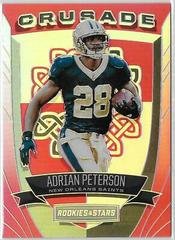Adrian Peterson [Red] #1 Football Cards 2017 Panini Rookies & Stars Crusade Prices