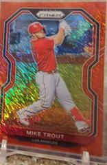 Mike Trout [Red Shimmer Prizm] #173 Baseball Cards 2021 Panini Prizm Prices