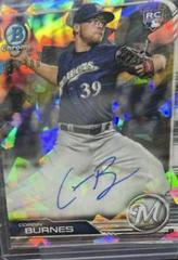 Corbin Burnes [Atomic Refractor] #CRA-CB Baseball Cards 2019 Bowman Chrome Rookie Autographs Prices