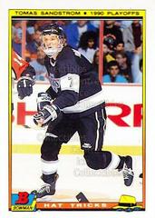 Tomas Sandstrom Hockey Cards 1990 Bowman Hat Tricks Prices