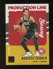Trae Young #10 Basketball Cards 2021 Panini Donruss Production Line Prices
