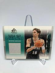 Pau Gasol Jersey Basketball Cards 2003 SP Game Used Prices
