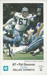Pat Donovan #67 Football Cards 1979 Cowboys Police Prices