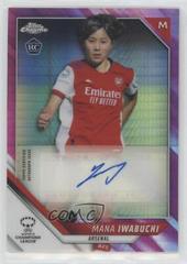 Mana Iwabuchi [Pink Prism Refractor] Soccer Cards 2021 Topps Chrome UEFA Women’s Champions League Autographs Prices
