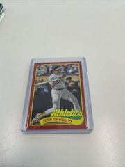 Jose Canseco [Red] #89B-3 Baseball Cards 2024 Topps 1989 Prices