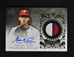 Aaron Nola [Red] Baseball Cards 2022 Topps Update Reverence Autograph Patch Prices
