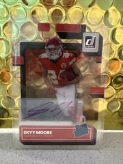 2022 Panini Clearly Donruss Rated Rookie Autograph #74 Skyy Moore