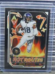 Justin Jefferson [Black] #HR-9 Football Cards 2022 Panini Phoenix Hot Routes Prices