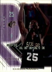 Damone Brown #126 Basketball Cards 2001 Spx Prices