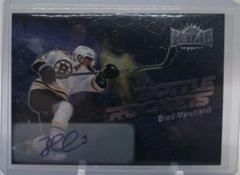 Brad Marchand [Autograph] #BR-14 Hockey Cards 2022 Skybox Metal Universe Bottle Rockets Prices