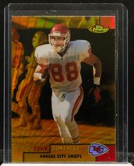 Tony Gonzalez [Gold Refractor] Football Cards 1999 Topps Finest Prices