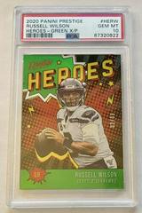 Russell Wilson [Xtra Points Green] Football Cards 2020 Panini Prestige Heroes Prices
