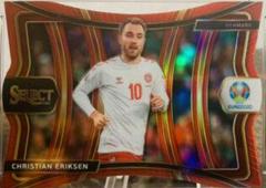 Christian Eriksen [Red Die Cut Prizm] Soccer Cards 2020 Panini Select UEFA Euro Prices