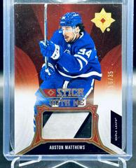 Auston Matthews Hockey Cards 2021 Ultimate Collection Stick With Me Prices