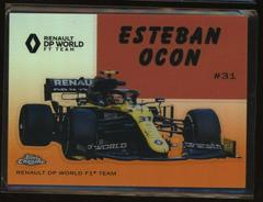 Esteban Ocon [Orange] #54W-7 Racing Cards 2020 Topps Chrome Formula 1 1954 World on Wheels Prices