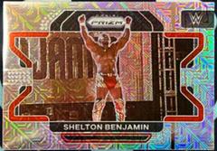 Shelton Benjamin [Mojo Prizm] #2 Wrestling Cards 2022 Panini Prizm WWE Prices