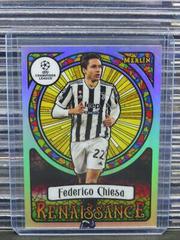 Federico Chiesa #R-12 Soccer Cards 2021 Topps Merlin Chrome UEFA Renaissance Prices