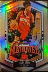 Jalen Green [Marquee Silver Prizm] #366 Basketball Cards 2021 Panini Chronicles Prices