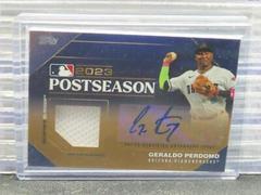 Geraldo Perdomo [Gold] #PPAR-PER Baseball Cards 2024 Topps Postseason Performance Autograph Relic Prices