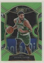 Jayson Tatum [Neon Green Prizm] #41 Basketball Cards 2020 Panini Select Prices
