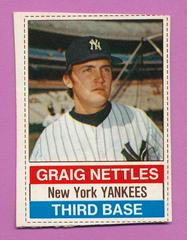 Graig Nettles [Hand Cut] #81 Baseball Cards 1976 Hostess Prices