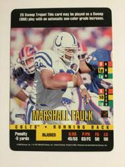 Marshall Faulk Football Cards 1995 Panini Donruss Red Zone Prices