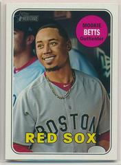 Mookie Betts [Throwback] #330 Baseball Cards 2018 Topps Heritage Prices
