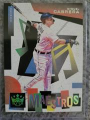 Miguel Cabrera [Silver] #M-11 Baseball Cards 2022 Panini Diamond Kings Maestros Prices