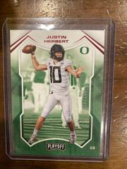 Justin Herbert [Red] #19 Football Cards 2022 Panini Chronicles Draft Picks Playoff Prices