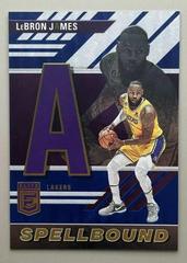 LeBron James [Blue] #37 Basketball Cards 2023 Donruss Elite Spellbound Prices