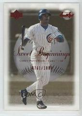 Corey Patterson #61 Baseball Cards 2001 Upper Deck Sweet Spot Prices