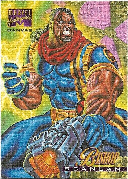 Bishop #3 Marvel 1995 Masterpieces Canvas