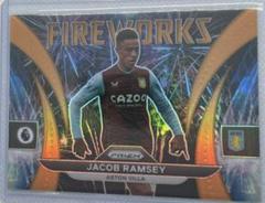Jacob Ramsey [Orange] Soccer Cards 2022 Panini Prizm Premier League Fireworks Prices