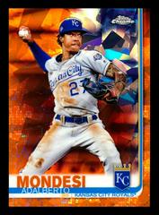 Adalberto Mondesi [Orange Refractor] #22 Baseball Cards 2019 Topps Chrome Sapphire Prices