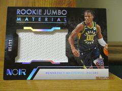 Bennedict Mathurin #RJM-BNM Basketball Cards 2022 Panini Noir Rookie Jumbo Material Prices