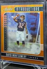 David Montgomery [Spectrum Orange] Football Cards 2019 Panini Absolute Introductions Prices