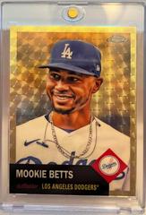 Mookie Betts [SuperFractor] #350 Baseball Cards 2022 Topps Chrome Platinum Anniversary Prices