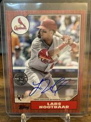 Lars Nootbaar [Red] #87BA-LN Baseball Cards 2022 Topps 1987 Autographs Prices