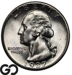 1937 D Coins Washington Quarter Prices