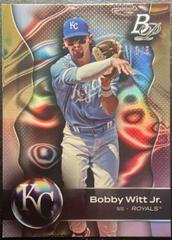 Bobby Witt Jr. [Red Platinum Bar] Baseball Cards 2023 Bowman Platinum Prices