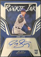 Jake Latz [Spectrum Blue] #RKI-JL Baseball Cards 2022 Panini Absolute Rookie Ink Autographs Prices