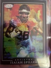 Isaiah spiller #51 Football Cards 2022 Sage Artistry Prices
