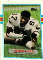 Lonzell Hill #156 Football Cards 1989 Topps Prices