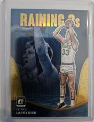 Larry Bird [Gold] #18 Basketball Cards 2022 Panini Donruss Optic Raining 3s Prices