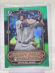 Spencer Jones [Green] Baseball Cards 2023 Bowman Draft Picks & Prospects Prices