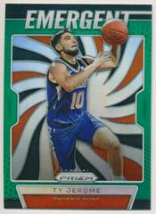 Ty Jerome [Green Prizm] #30 Basketball Cards 2019 Panini Prizm Emergent Prices