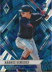 Andres Gimenez [Blue Ice] #3 Baseball Cards 2021 Panini Chronicles Phoenix Prices