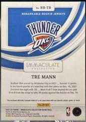 Tre Mann [Patch Autograph] #109 Basketball Cards 2021 Panini Immaculate Collection Prices
