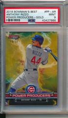 Anthony Rizzo [Gold] #PP-AR Baseball Cards 2018 Bowman's Best Power Producers Prices